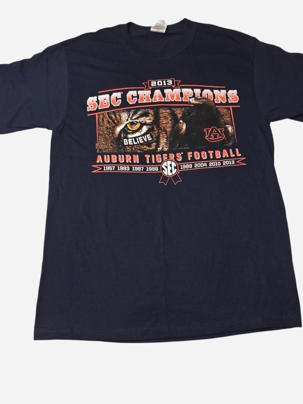 Auburn Tigers 2013 SEC Champions Navy Graphic Tee